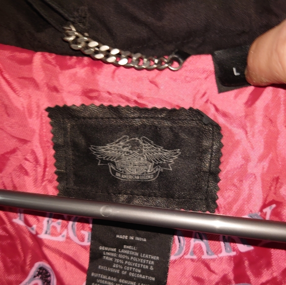 New w/ tags Harley Davidson Lambskin Jacket. - Picture 5 of 13